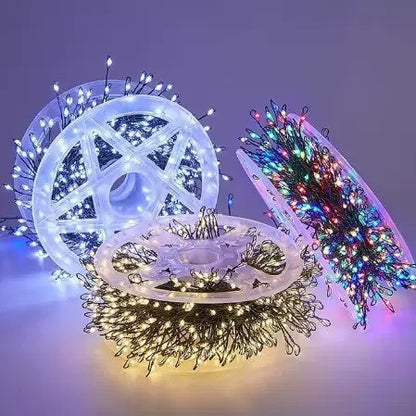 Firecracker cluster light structure and available wire directions